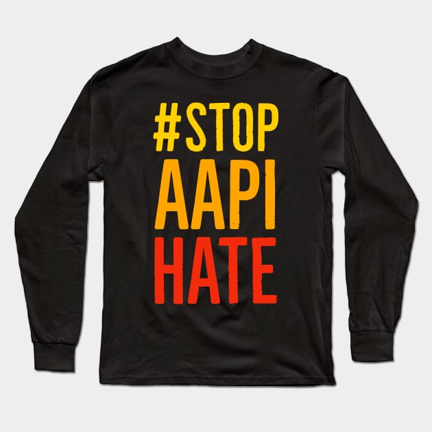 Stop AAPI Hate Long Sleeve T-Shirt by Suzhi Q